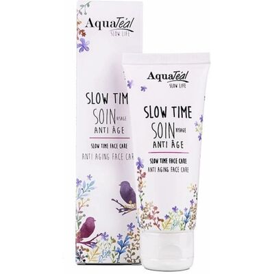 Soin Visage Anti-Âge Aquatéal Slow Time - 50ml - Publicité Soin Visage Anti-Âge Aquatéal Slow Time - 50ml - Publicité