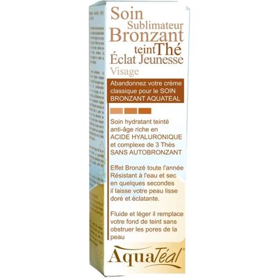 AquaTéal Retour Aux Sources Soin Visage Hydratant - Bouclier Cutaneous - Publicité AquaTéal Retour Aux Sources Soin Visage Hydratant - Bouclier Cutaneous - Publicité