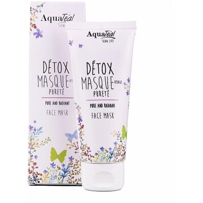 Masque visage détox AQUATÉAL - 75ml - Publicité Masque visage détox AQUATÉAL - 75ml - Publicité