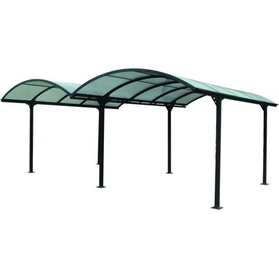 Foresta Carport Doble de Aluminio - 2 Autos 600x480x250h Foresta Carport Doble de Aluminio - 2 Autos 600x480x250h