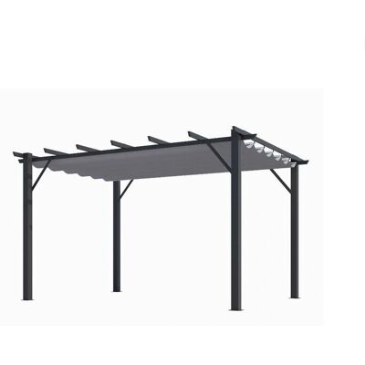 Habrita PER 4030 GG - Pergola in alluminio con tenda retrattile Habrita PER 4030 GG - Pergola in alluminio con tenda retrattile