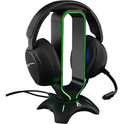 The G-Lab K-STAND RADON Gaming Headset Ständer - RGB USB Hub - Universelle Basis The G-Lab K-STAND RADON Gaming Headset Ständer - RGB USB Hub - Universelle Basis