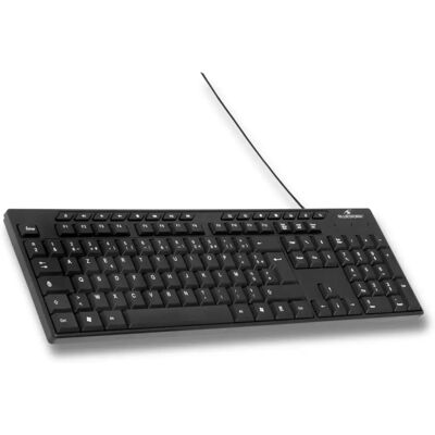Klawiatura Bluestork MEDIA OFFICE Czarna AZERTY - Kabelowa - Kompatybilna z Windows Klawiatura Bluestork MEDIA OFFICE Czarna AZERTY - Kabelowa - Kompatybilna z Windows