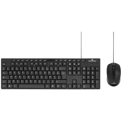Bluestork MEDIA OFFICE Klawiatura i Mysz - Czarna - AZERTY Bluestork MEDIA OFFICE Klawiatura i Mysz - Czarna - AZERTY