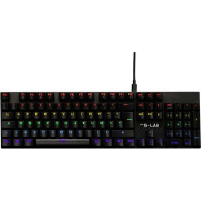 Tastiera da Gioco The G-Lab KEYZ Carbon EX - AZERTY francese, nero Tastiera da Gioco The G-Lab KEYZ Carbon EX - AZERTY francese, nero
