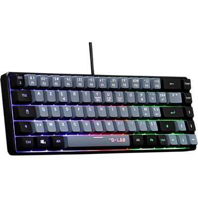 The G Lab - Clavier Gaming AZERTY français - Compact 60% - Publicité The G Lab - Clavier Gaming AZERTY français - Compact 60% - Publicité