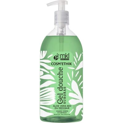 MKL Green Nature Aloe Vera Bio 1L - Gel douche & Shampoo - Publicité MKL Green Nature Aloe Vera Bio 1L - Gel douche & Shampoo - Publicité