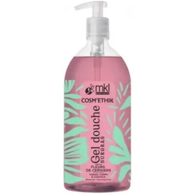 MKL Green Nature Cosm'Ethik Gel Douche Fleurs de Cerisier 1L - Publicité MKL Green Nature Cosm'Ethik Gel Douche Fleurs de Cerisier 1L - Publicité