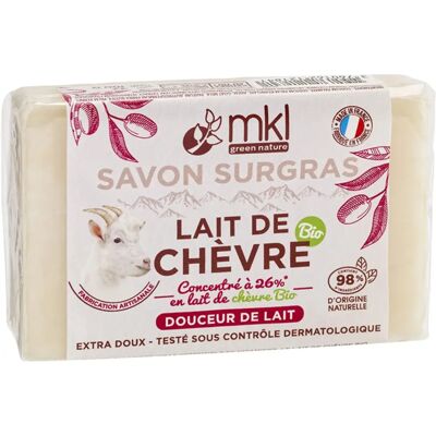 Savon lait de chèvre MKL Green Nature - Hydratant et doux - 100g - Publicité Savon lait de chèvre MKL Green Nature - Hydratant et doux - 100g - Publicité