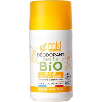 Déodorant Bio à la Fleur d'Oranger MKL Green Nature - 50 ml - Publicité Déodorant Bio à la Fleur d'Oranger MKL Green Nature - 50 ml - Publicité