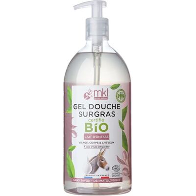 Gel Douche Bio au Lait d'Ânesse - Peau Sensible MKL Green Nature - Publicité Gel Douche Bio au Lait d'Ânesse - Peau Sensible MKL Green Nature - Publicité
