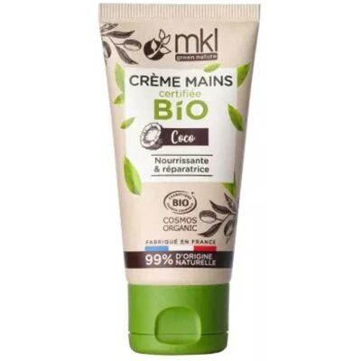 MKL Green Nature Organiczny Krem do Rąk z Olejem Kokosowym - 50ml MKL Green Nature Organiczny Krem do Rąk z Olejem Kokosowym - 50ml