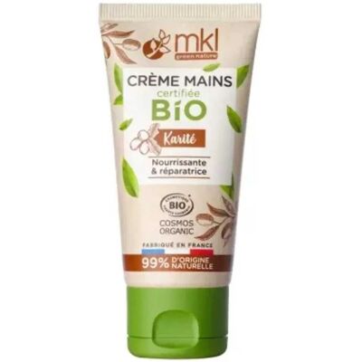 Crème Mains Bio MKL Green Nature - Karité - 50ml - Publicité Crème Mains Bio MKL Green Nature - Karité - 50ml - Publicité
