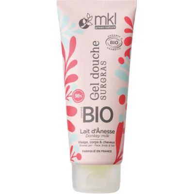 MKL Green Nature Gel Douche Lait d'Ânesse Biologique - 200ml - Publicité MKL Green Nature Gel Douche Lait d'Ânesse Biologique - 200ml - Publicité