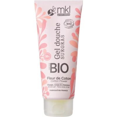 Gel de coton biologique MKL Green Nature - Nettoyant corps et visage - 200ML - Publicité Gel de coton biologique MKL Green Nature - Nettoyant corps et visage - 200ML - Publicité