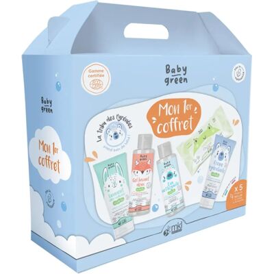 MKL Green Nature Baby Green Coffret - Peau sensible - 5 produits - Soins bébé - Publicité MKL Green Nature Baby Green Coffret - Peau sensible - 5 produits - Soins bébé - Publicité