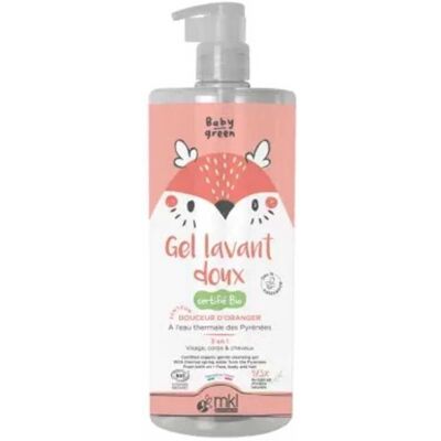Gel Lavant Doux Bio MKL Green Nature - Gel pour Bébé - Publicité Gel Lavant Doux Bio MKL Green Nature - Gel pour Bébé - Publicité
