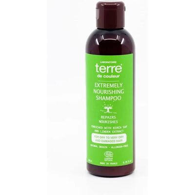 Shampooing Bio Haute Nutrition Terre de Couleur - 200ml - Publicité Shampooing Bio Haute Nutrition Terre de Couleur - 200ml - Publicité