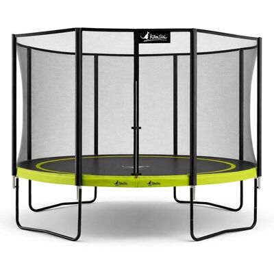 Kangui - PUNCHI 360 - 366 cm - Vert - Trampoline - Publicité Kangui - PUNCHI 360 - 366 cm - Vert - Trampoline - Publicité