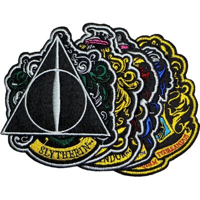 Harry Potter - Nebelvír Zmijozel Havraspár - Nášivky Harry Potter - Nebelvír Zmijozel Havraspár - Nášivky