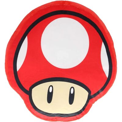 Super Mario Modell Pilz Kissen - Character World - 40x40x4cm Super Mario Modell Pilz Kissen - Character World - 40x40x4cm