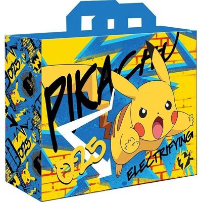 Pokemon Company Pikachu Wiederverwendbare Einkaufstasche - 45x40x20 cm Pokemon Company Pikachu Wiederverwendbare Einkaufstasche - 45x40x20 cm