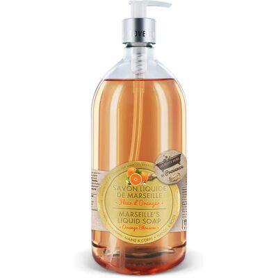 Les Petits Bains de Provence Orangenblüte Flüssigseife 1000ml Les Petits Bains de Provence Orangenblüte Flüssigseife 1000ml