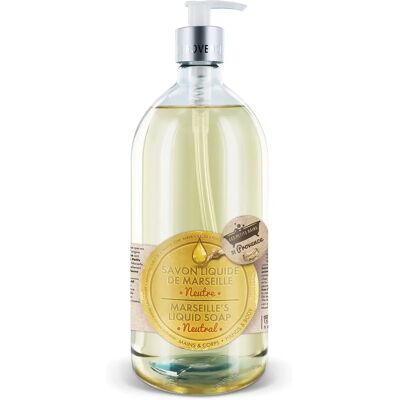 Les Petits Bains de Provence Neutral Flüssigseife 1L Les Petits Bains de Provence Neutral Flüssigseife 1L