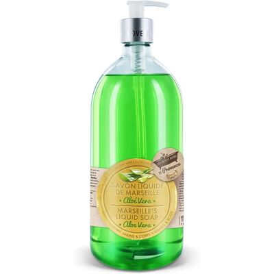 Les Petits Bains de Provence Aloe Vera Flüssigseife - 1L Les Petits Bains de Provence Aloe Vera Flüssigseife - 1L