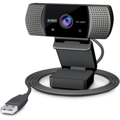 Urban Factory WHD20UF-V2 Full HD Webcam - Schwarz Urban Factory WHD20UF-V2 Full HD Webcam - Schwarz