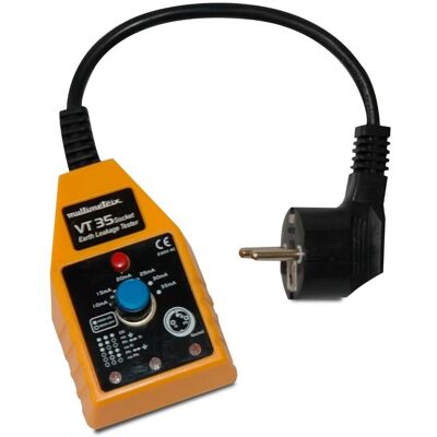 Multimetrix MMXP06230301Y Gele 2-polige stekker tester - Elektrisch tester Multimetrix MMXP06230301Y Gele 2-polige stekker tester - Elektrisch tester