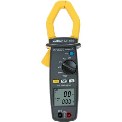 Metrix Pinza amperimétrique MX670 - 1000A AC, 1400V DC, RMS Vrai - Publicité Metrix Pinza amperimétrique MX670 - 1000A AC, 1400V DC, RMS Vrai - Publicité
