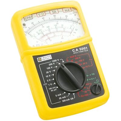 Multimetro Chauvin Arnoux P01196521E - Analogico, 600 V, 1000 V, CAT III Multimetro Chauvin Arnoux P01196521E - Analogico, 600 V, 1000 V, CAT III
