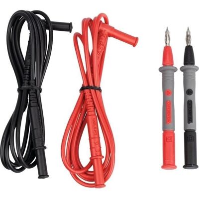 Ensemble de câbles de test Chauvin Arnoux - Isolés, 1,5m, Rouge/Noir - Publicité Ensemble de câbles de test Chauvin Arnoux - Isolés, 1,5m, Rouge/Noir - Publicité