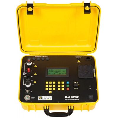 Micro ohmmètre Chauvin Arnoux CA 6292 - Outil de test de résistance - Publicité Micro ohmmètre Chauvin Arnoux CA 6292 - Outil de test de résistance - Publicité