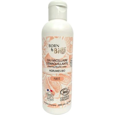 Agua Micelar Desmaquillante Piel Grasa 200ml Born to Bio Agua Micelar Desmaquillante Piel Grasa 200ml Born to Bio