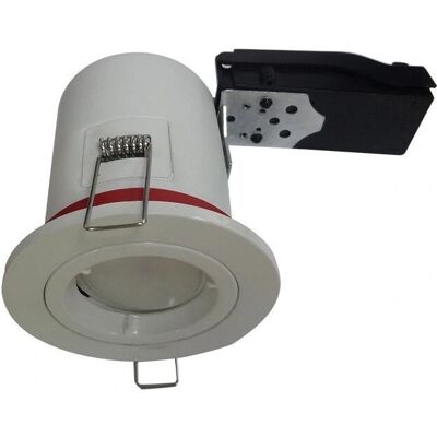 Support fixe pour spots MIIDEX LIGHTING - Blanc, Ø71mm, GU10 - Publicité Support fixe pour spots MIIDEX LIGHTING - Blanc, Ø71mm, GU10 - Publicité