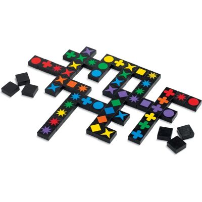 Iello Qwirkle - Jeu de société familial - Dès 6 ans - Blanc Iello Qwirkle - Jeu de société familial - Dès 6 ans - Blanc