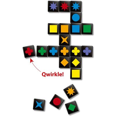 Iello 51094 Jeu de société Qwirkle portable - Voyage en famille - Publicité Iello 51094 Jeu de société Qwirkle portable - Voyage en famille - Publicité