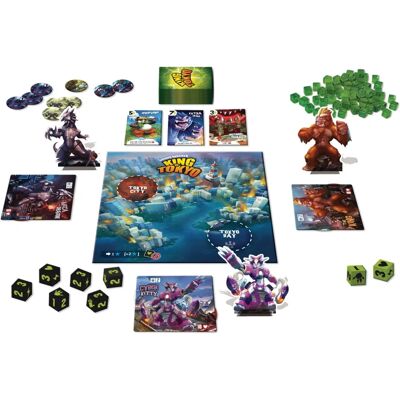 Iello King of Tokyo - Brettspiel für 2-6 Spieler - Mehrsprachig Iello King of Tokyo - Brettspiel für 2-6 Spieler - Mehrsprachig
