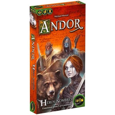 Iello Andor - Eroi Oscuri - Espansione gioco da tavolo per 2-6 giocatori Iello Andor - Eroi Oscuri - Espansione gioco da tavolo per 2-6 giocatori