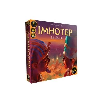 IELLO Imhotep - Duel - Jeu de stratégie pour 2 - Construisez 4 monuments IELLO Imhotep - Duel - Jeu de stratégie pour 2 - Construisez 4 monuments