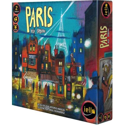 Iello Paris: Stadt des Lichts - Brettspiel - Für Zwei Iello Paris: Stadt des Lichts - Brettspiel - Für Zwei