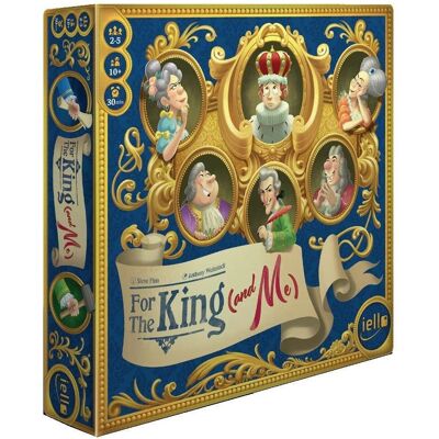 IELLO For the King (and Me) Board Game - Strategy & Auction IELLO For the King (and Me) Board Game - Strategy & Auction
