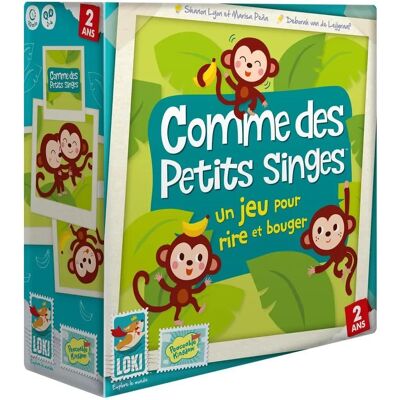 Iello Comme des Petits Singes - Jeu de société - +2 ans - 2-4 joueurs - Carton - Publicité Iello Comme des Petits Singes - Jeu de société - +2 ans - 2-4 joueurs - Carton - Publicité