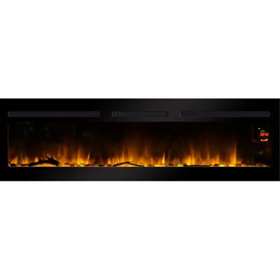 Chimenea eléctrica Chemin'Arte 120cm negra - Llamas LED realistas Chimenea eléctrica Chemin'Arte 120cm negra - Llamas LED realistas