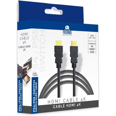 Freaks and Geeks HDMI Ethernet 1.4 Kabel - 2m 4K - Konsolen Kompatibel Freaks and Geeks HDMI Ethernet 1.4 Kabel - 2m 4K - Konsolen Kompatibel