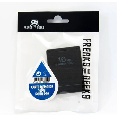 Carte mémoire Freaks and Geeks - 16MB compatible PS2 - Publicité Carte mémoire Freaks and Geeks - 16MB compatible PS2 - Publicité