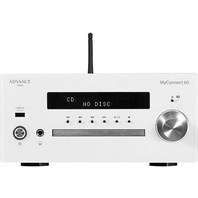 Advance Paris MyConnect 60 Blanc - Système tout-en-un audiophile - Publicité Advance Paris MyConnect 60 Blanc - Système tout-en-un audiophile - Publicité