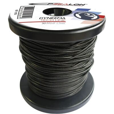 Linea Dyneema Tech Epsealon - 50 M - Nero - 1,50 mm Linea Dyneema Tech Epsealon - 50 M - Nero - 1,50 mm